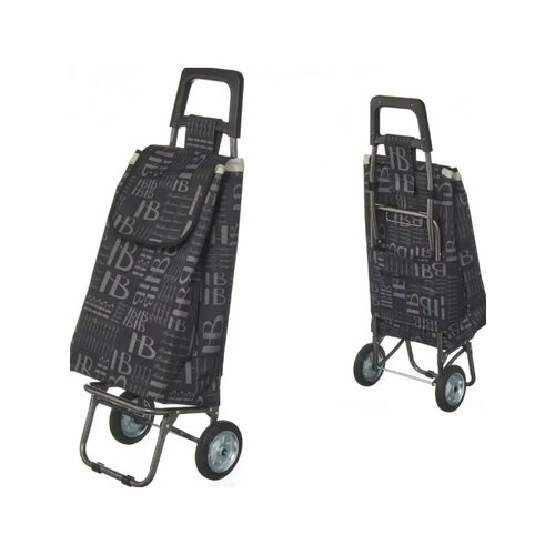 Сумка-тележка , 45 л, 34х92х22 см, серый