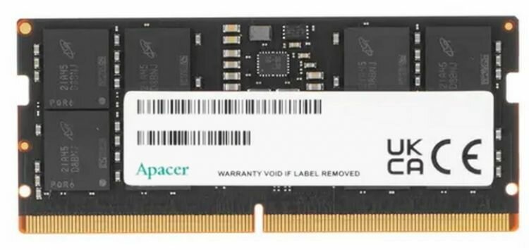 Модуль памяти Apacer 8GB DDR5 4800Мгц SODIMM(FS.08G2A. RTH)