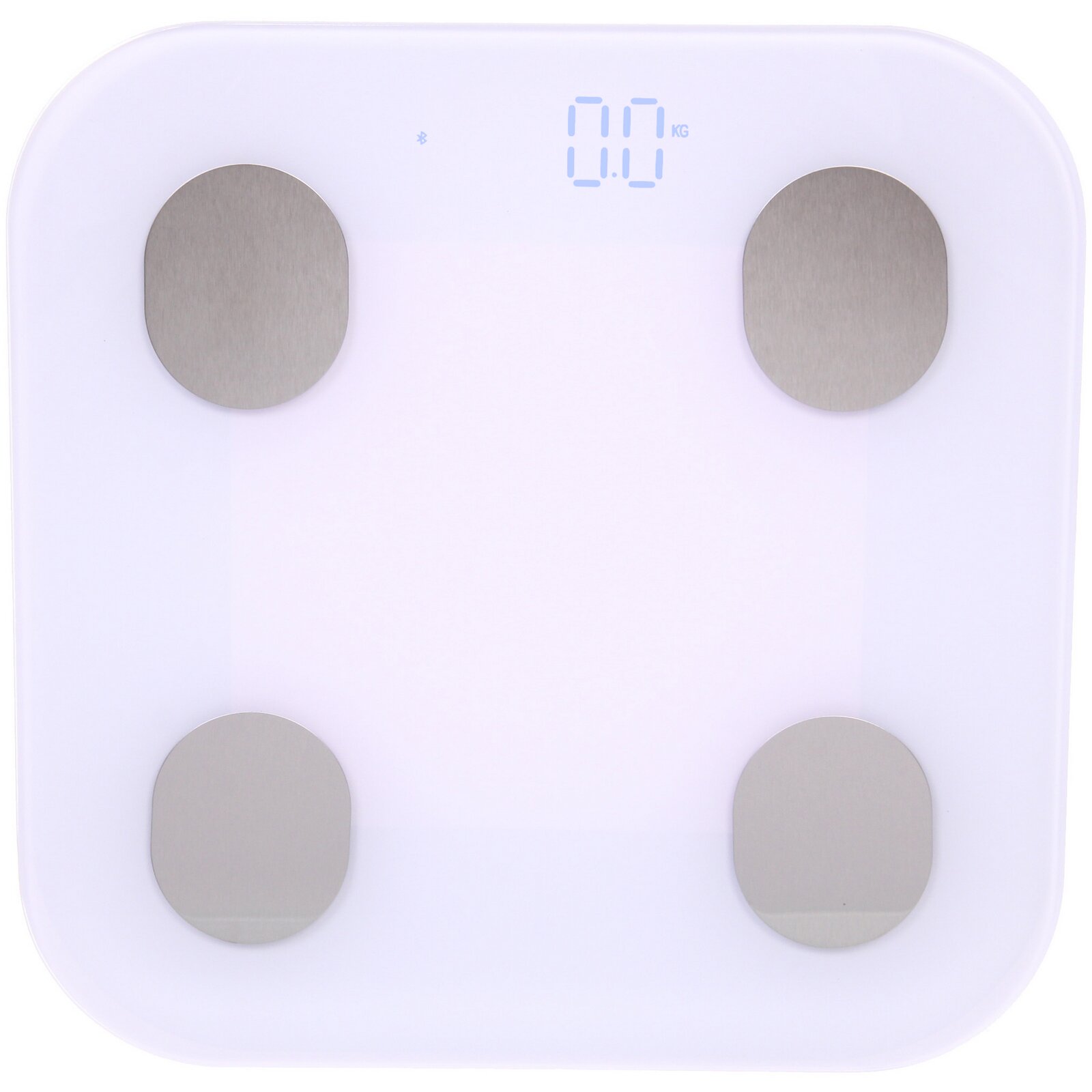 Электронные весы напольные «SMART-new», белые, Bluetooth, 28х28 см, стильные