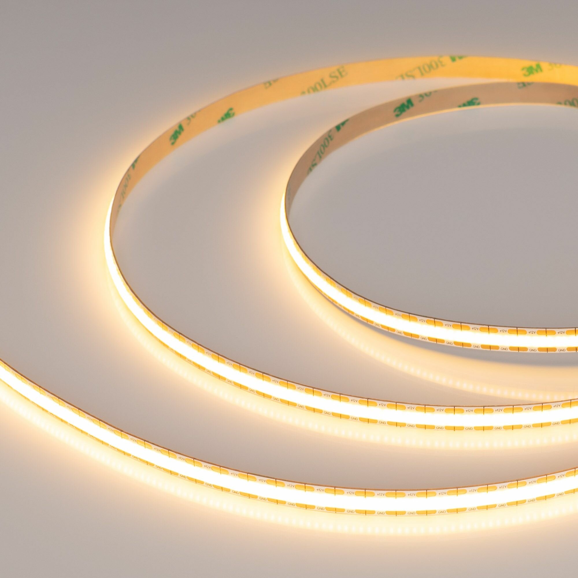 Светодиодная лента COB-X528-8mm 12V Warm2700 (11 W/m, IP20, CSP, 5m)