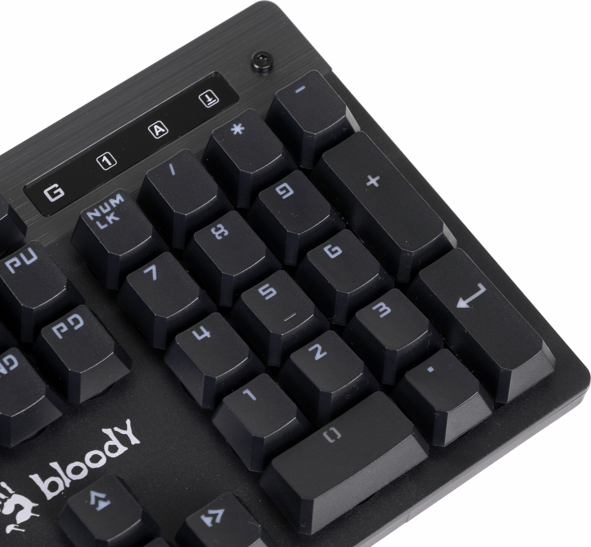 Клавиатура игровая A4Tech B500N, Mecha-Like, Black, 5-зонная подсветка, 104 клавиши — фото 1