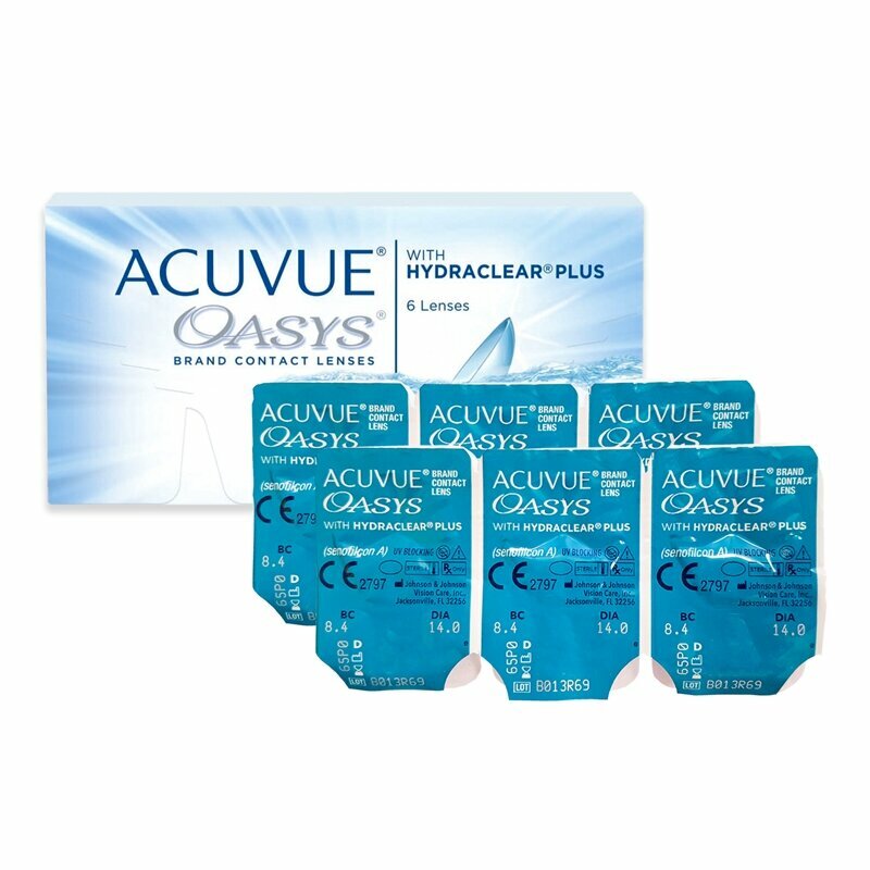 Контактные линзы ACUVUE Oasys 6 pk (BC 8.4; D +1.50)
