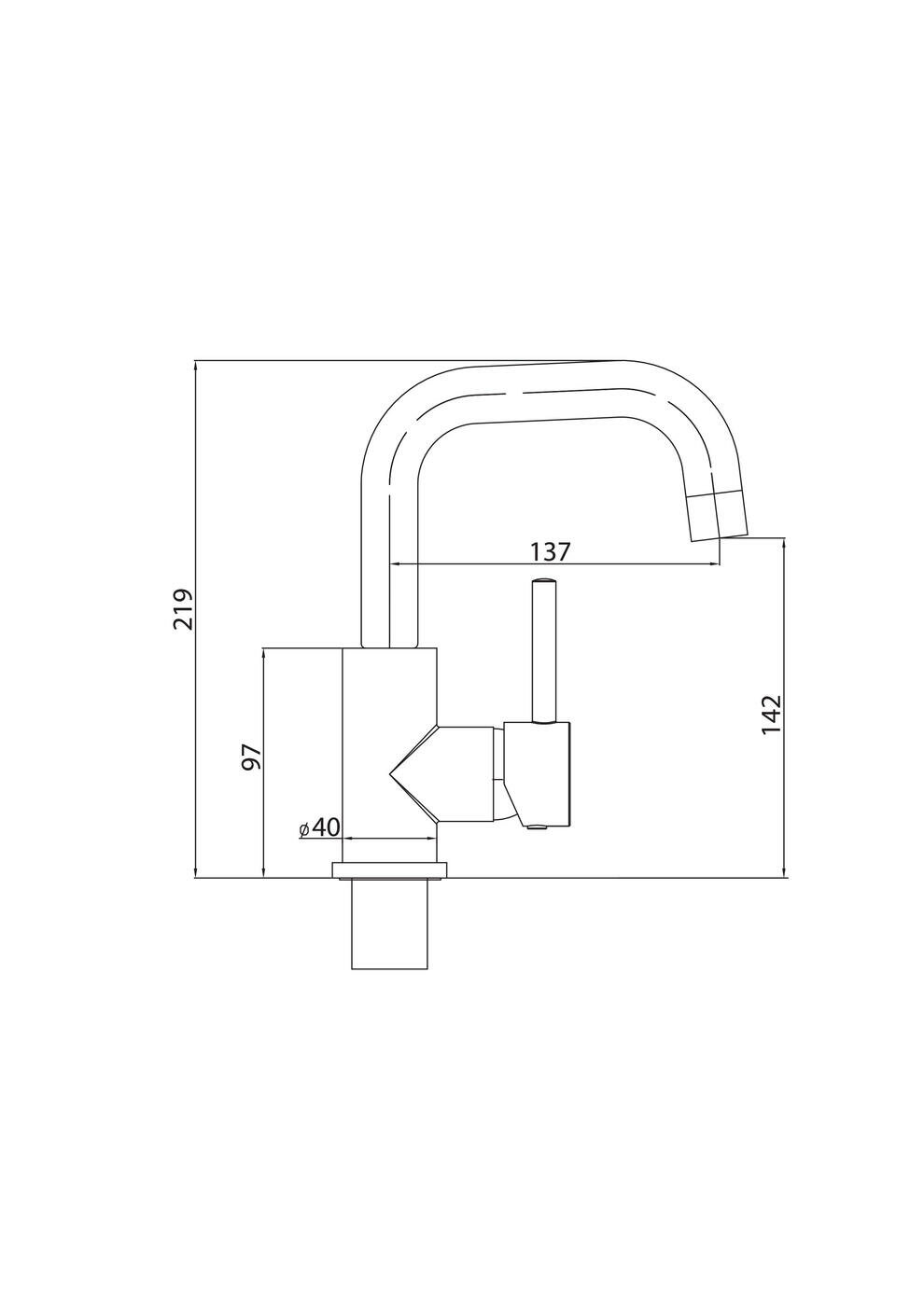 Смеситель ELGHANSA Cliq 16A1024 для умывальника — фото 1