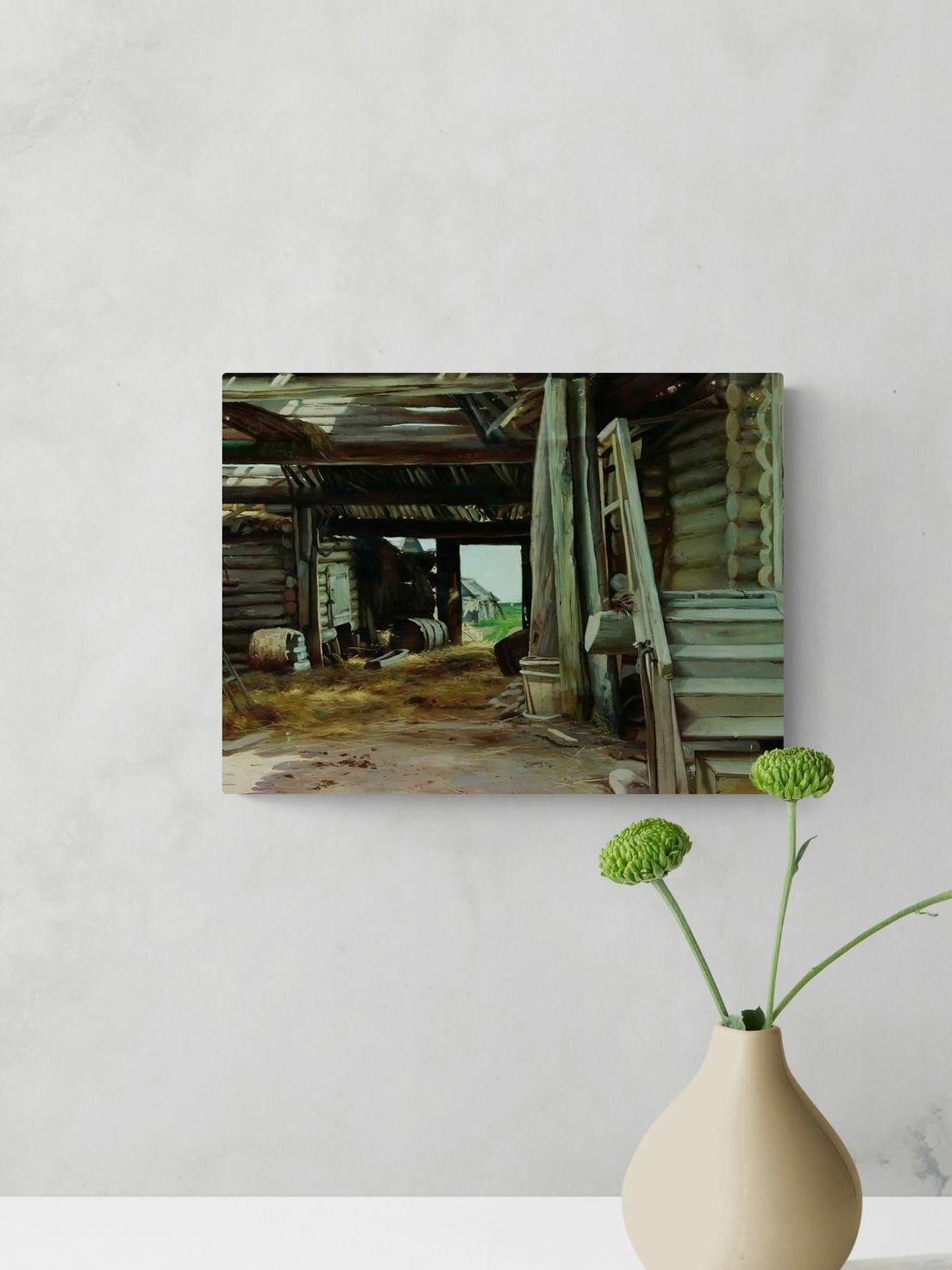 Крыжицкий Константин Яковлевич "Двор" 40х30 см — фото 1