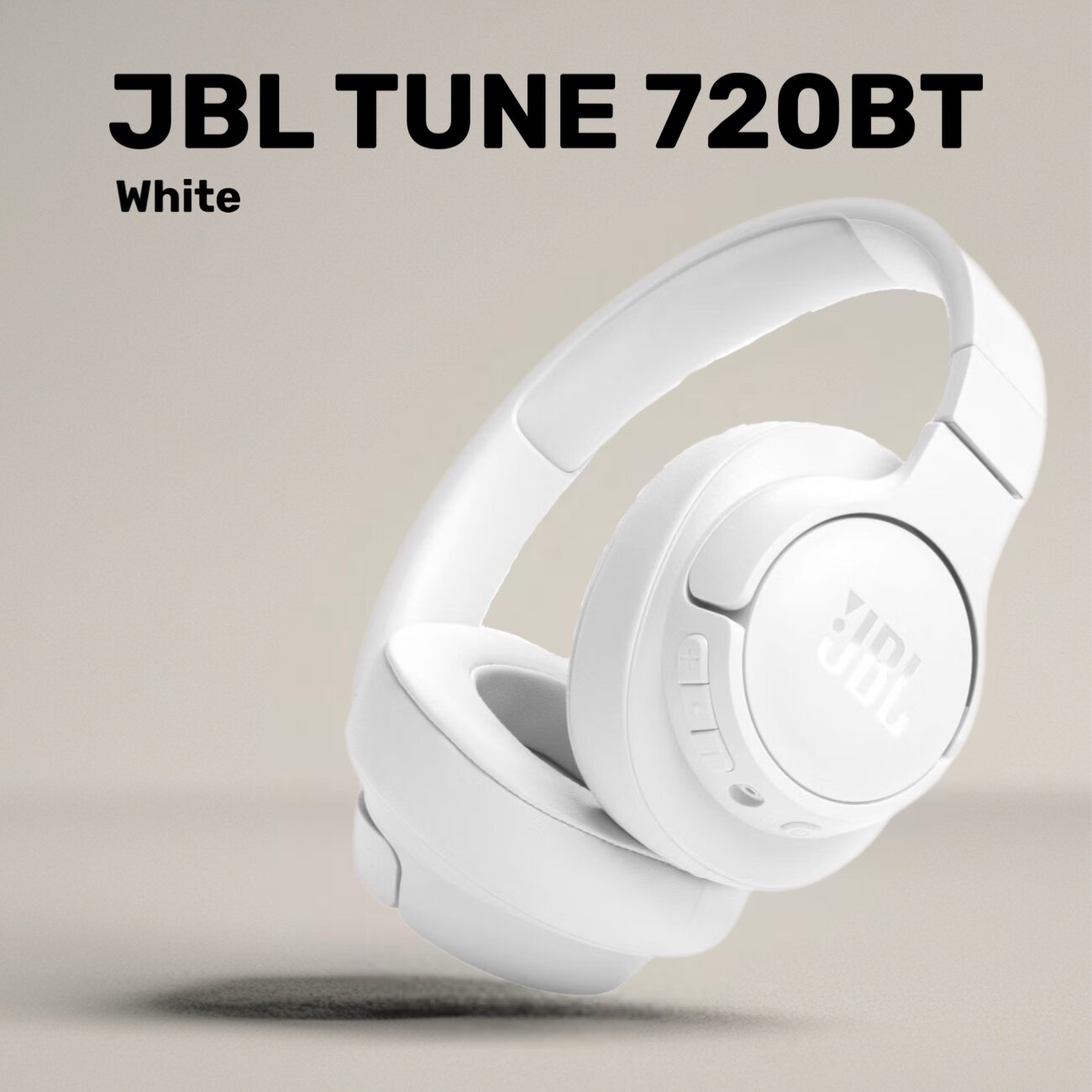 Наушники полноразмерные Bluetooth JBL Tune 720BT White