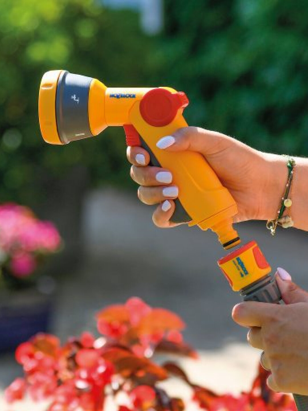 HoZelock 2669 Multi Spray 5/1 пистолет-распылитель — 5 режимов, удобный и прочный — фото 1