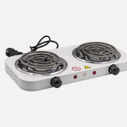 Изображение товара Very Плита электрическая настольная 2-х конфорочная, спираль, 2000Вт 95-2-604