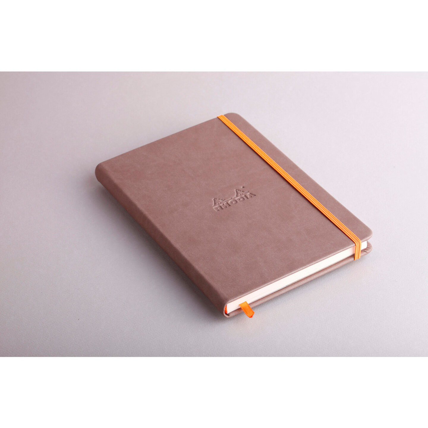 Блокнот Webnotebook "RHODIA", A5, линовка, эко-кожа, 96 л, 90 г/м
