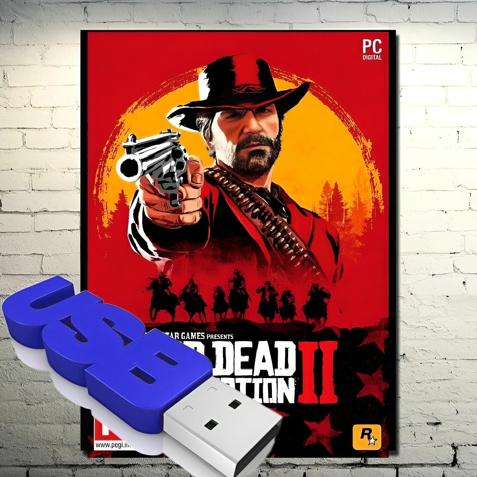 Игра на РС - Red Dead Redemption 2 на USB флеш