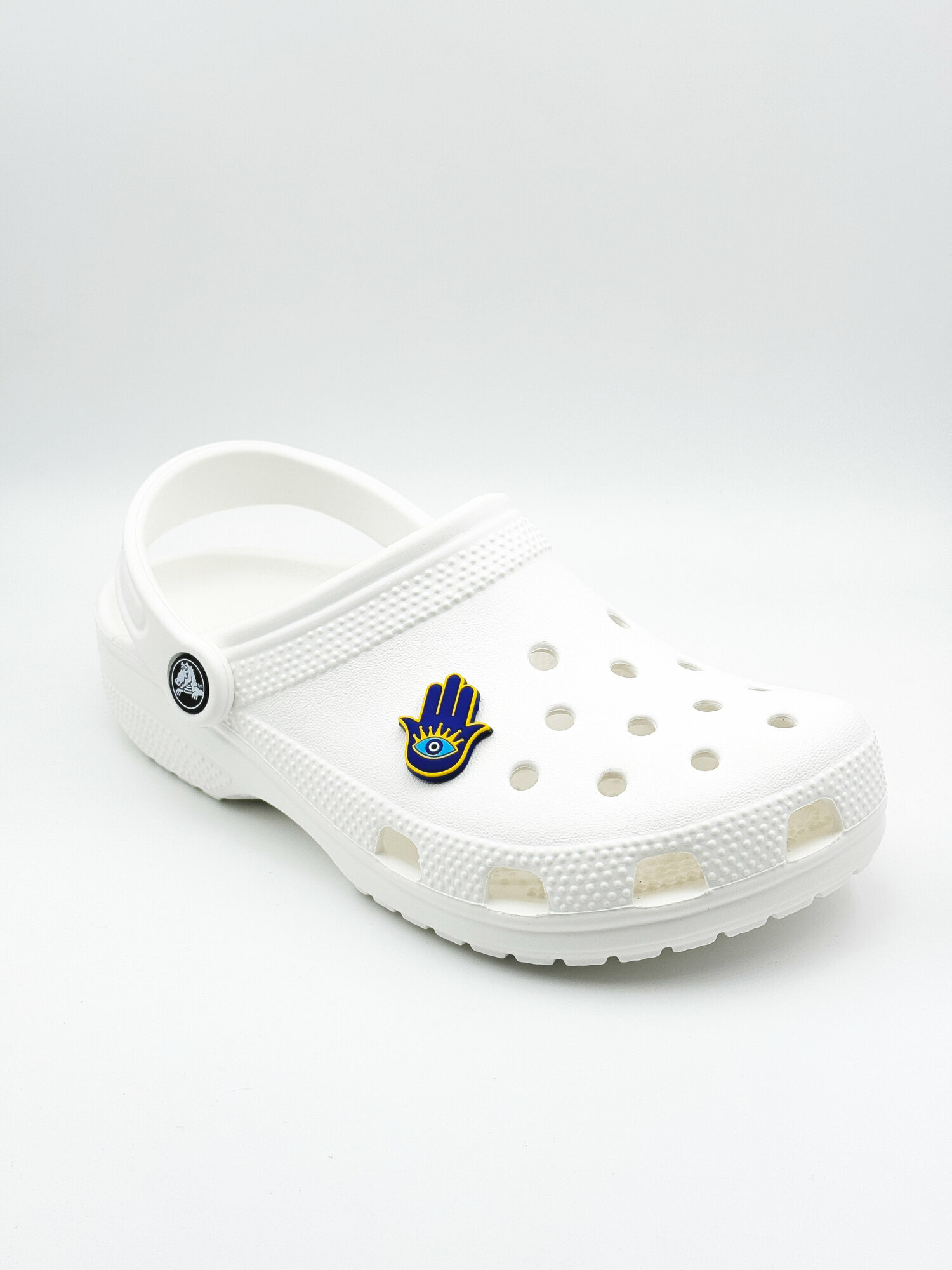 Украшения для обуви джибики("Синий глаз"), Джибитсы(1 штука) — фото 1