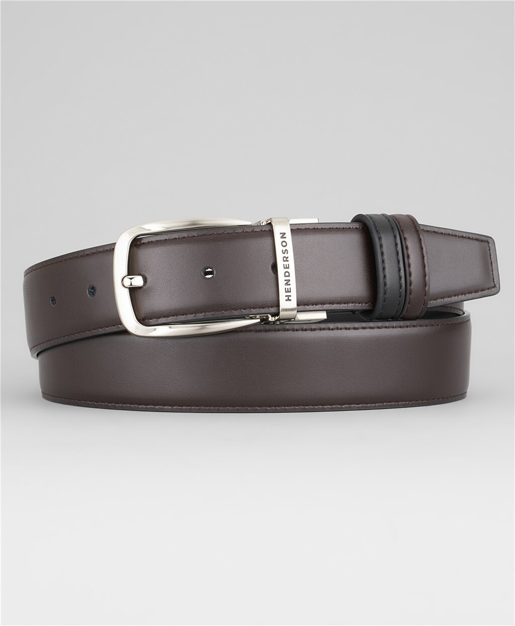 Ремень HENDERSON для мужчин, размер 135, коричневый — фото 1