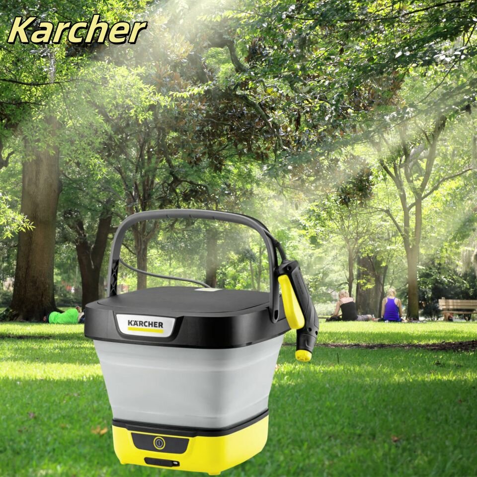 Мойка высокого давления Karcher OC 3 складная на аккумуляторах 8 л