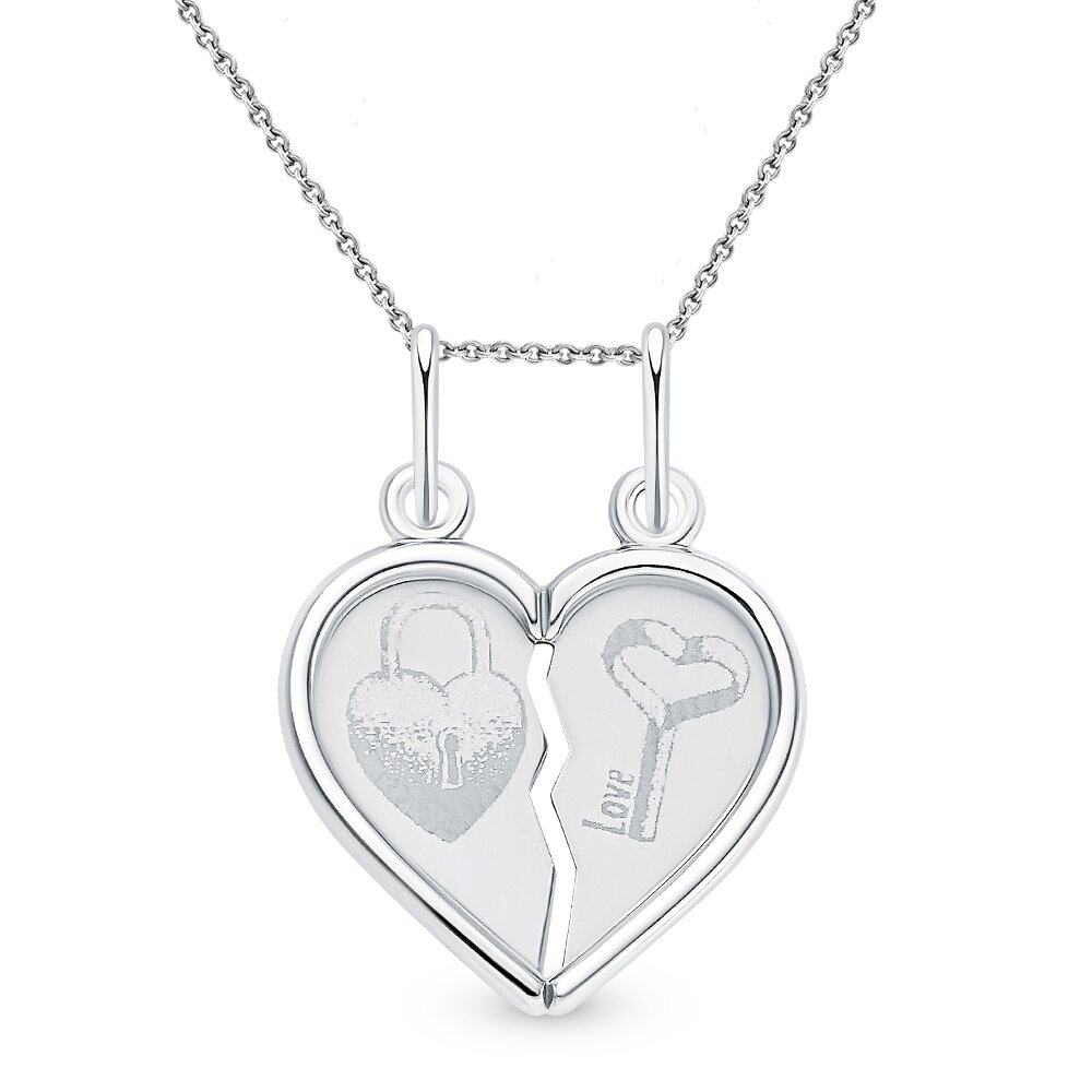 Подвеска 585GOLD, серебро, 925 проба, родирование