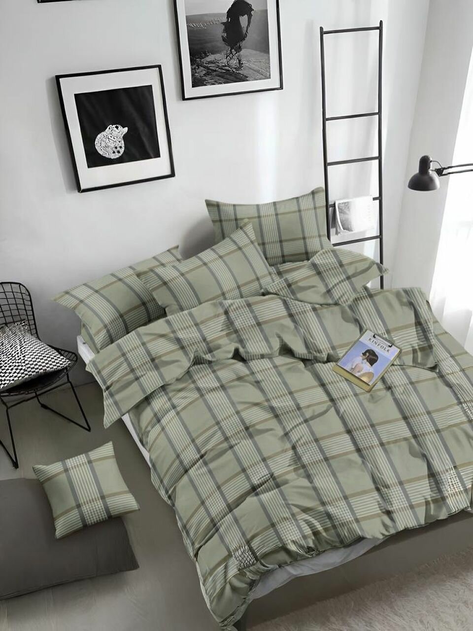 Пододеяльник поплин 145х215 - "Уютные линии"