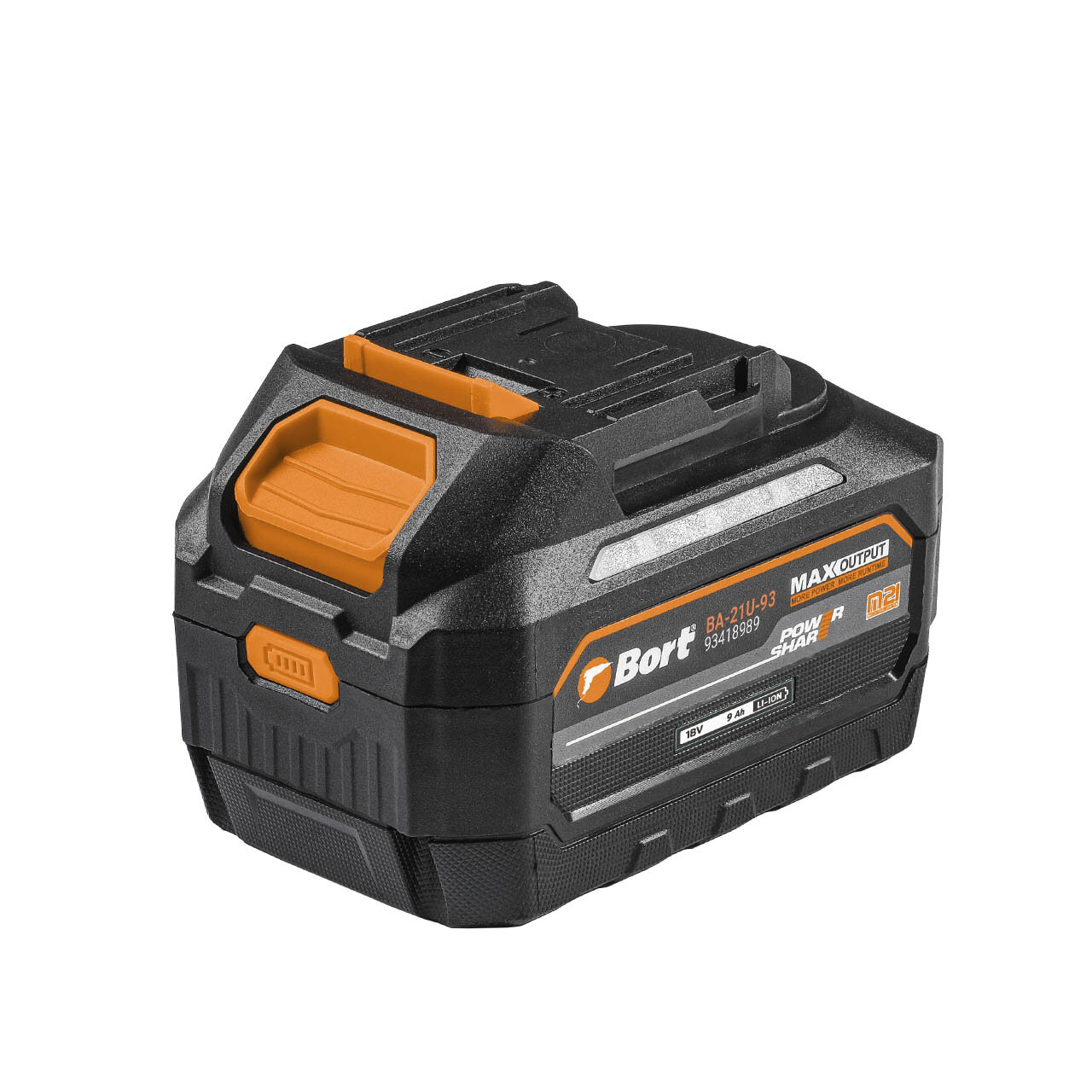 Батарея аккумуляторная BORT BA-21U-93 18 V 9 Ач энергоемкость 108 Вт*ч совместима с Makita 18V LXT