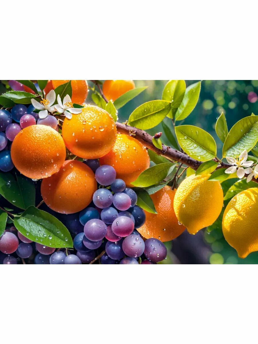 Пазл для взрослых 1000 элементов Солнечные фрукты — фото 1