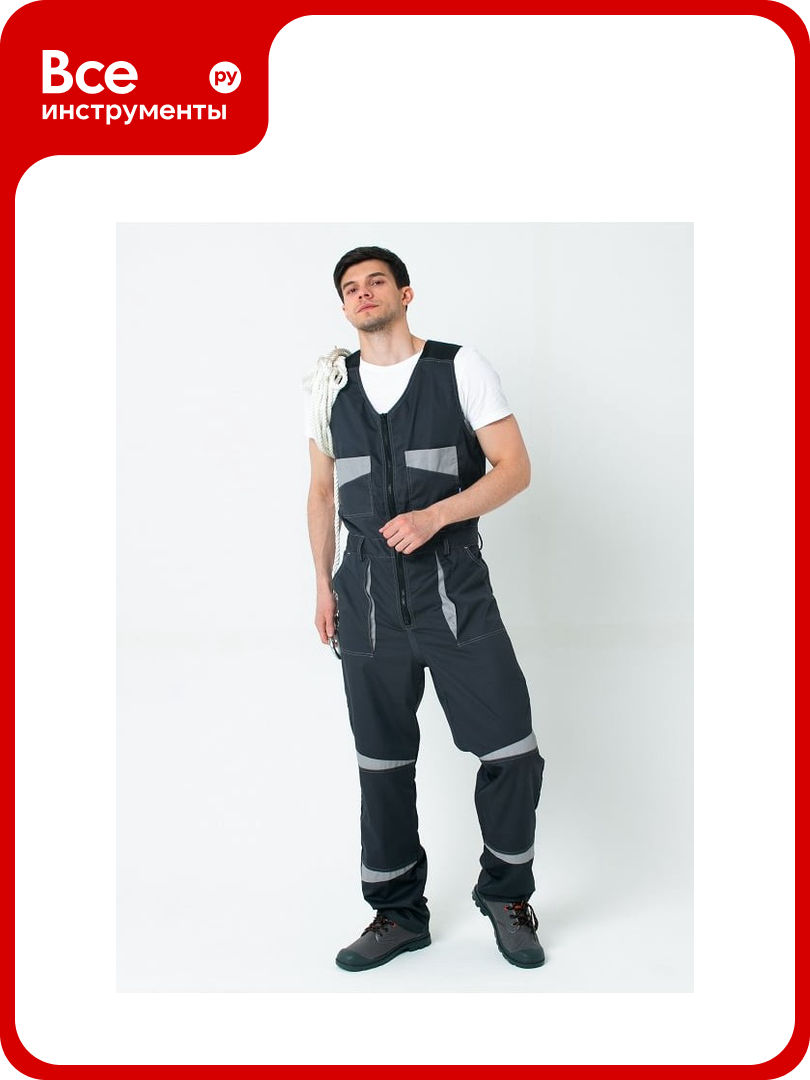 Полукомбинезон ООО ГУП Бисер Грей  размер 52-54 рост 182-188 4620170449087