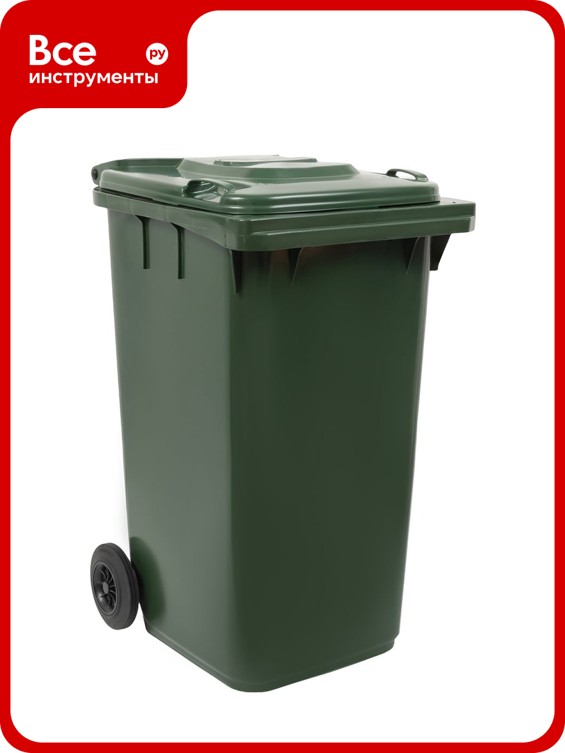 Прямоугольный мусорный контейнер Gigant 240 л IPG-03