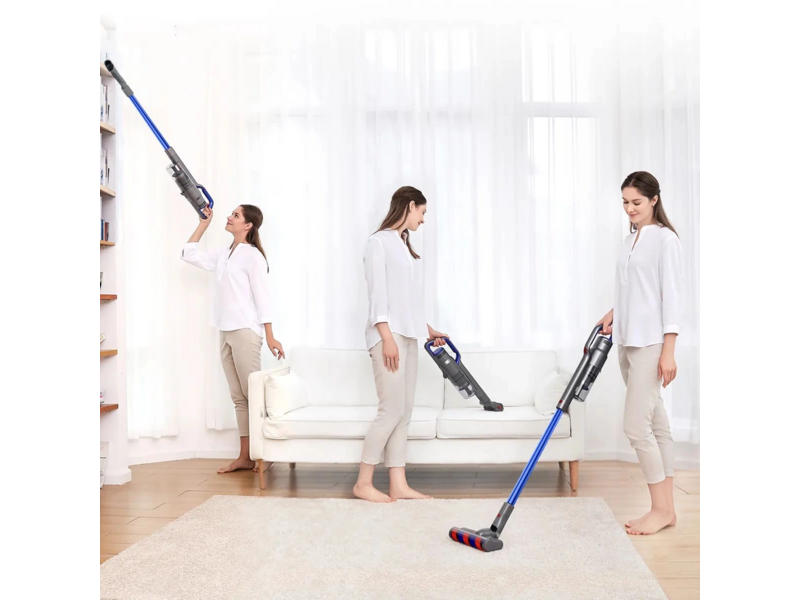 Пылесос ручной JV63 450вт синий/серый