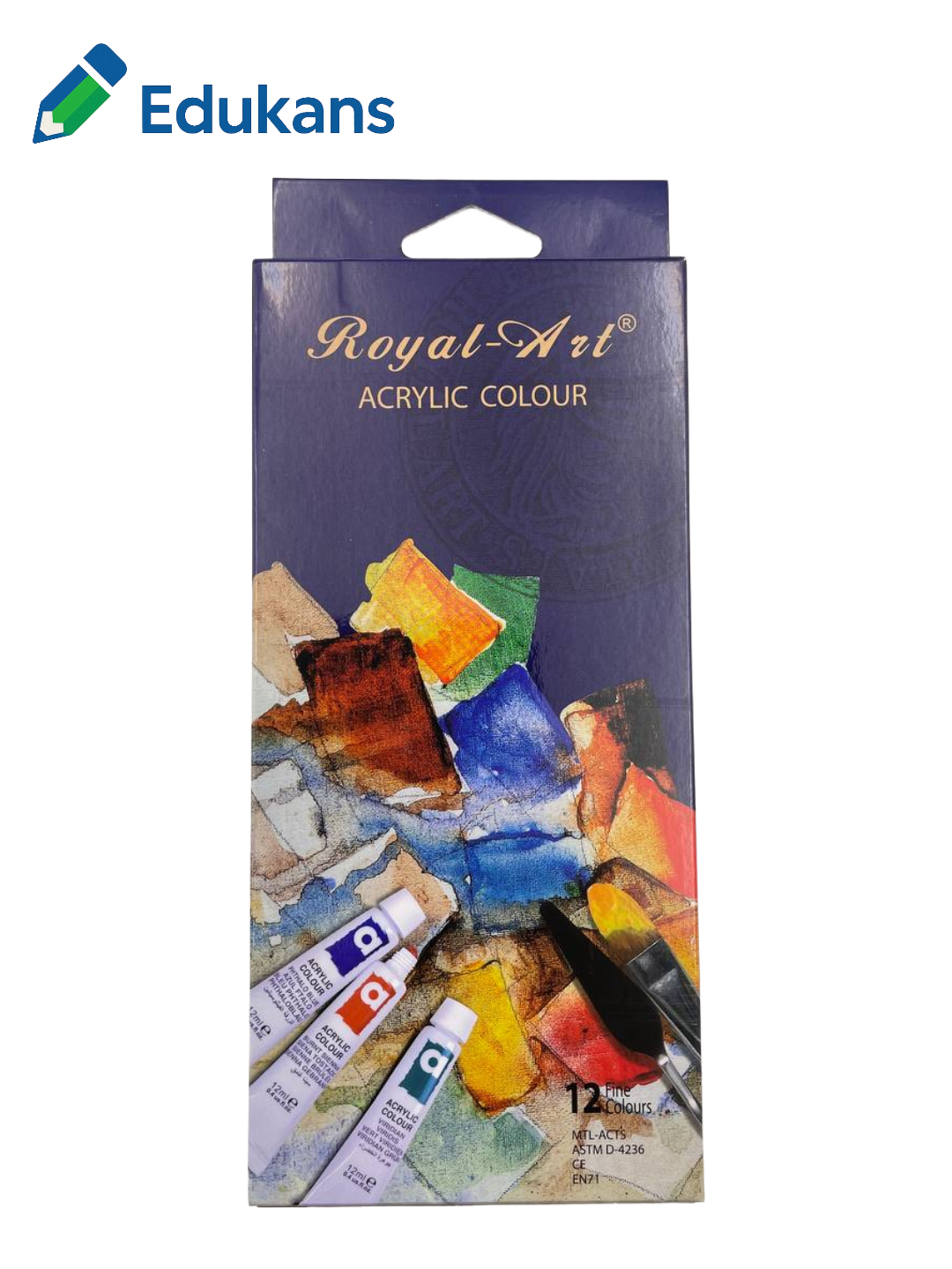 Набор акриловых красок Royal Art, 12 штук x 6 мл