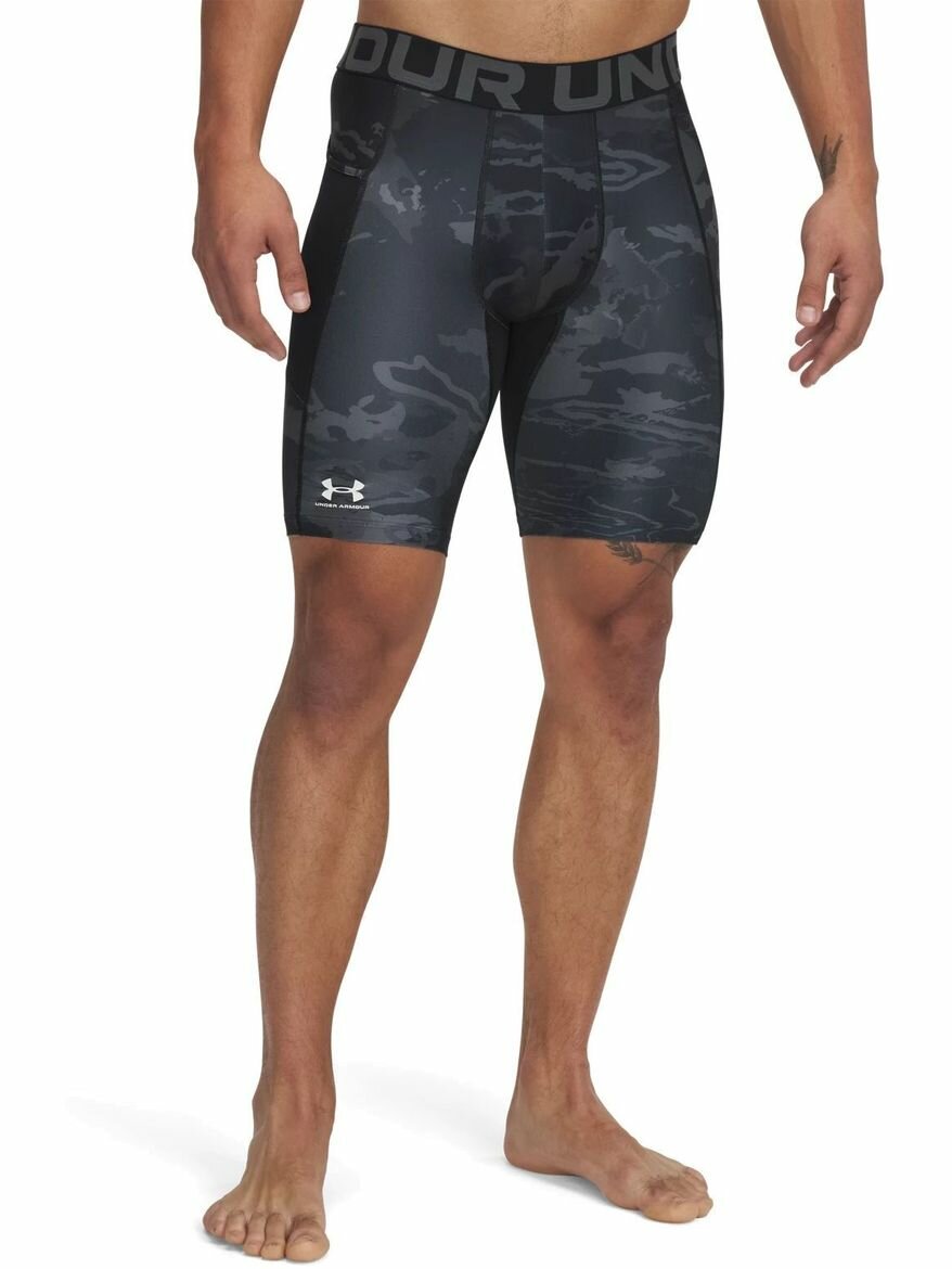 Шорты спортивные Under Armour Hg Armour Printed Lg Sts, размер XL, черный