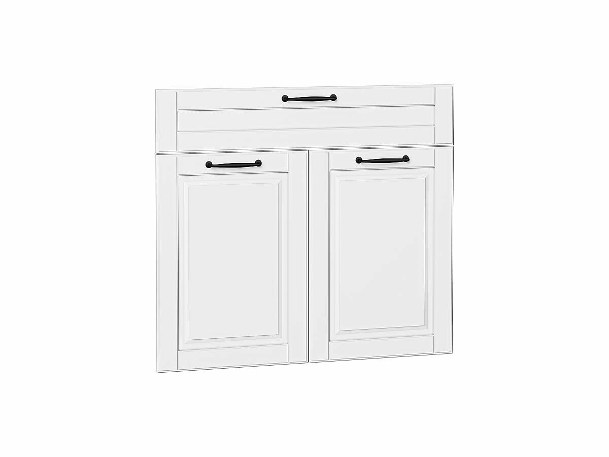 Комплект фасадов Дублин для каркаса Ф-51М Н801М цвет фасада Special White 708*792*16 мм