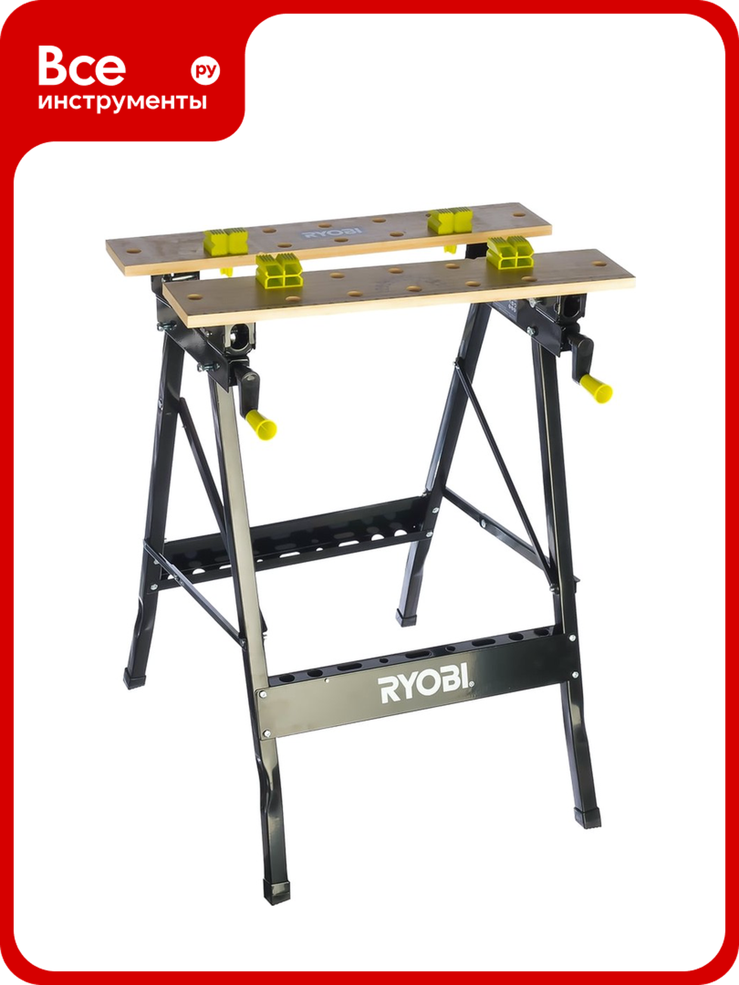 Верстак Ryobi RWB02 прессованный бамбук складной 605х790х145мм