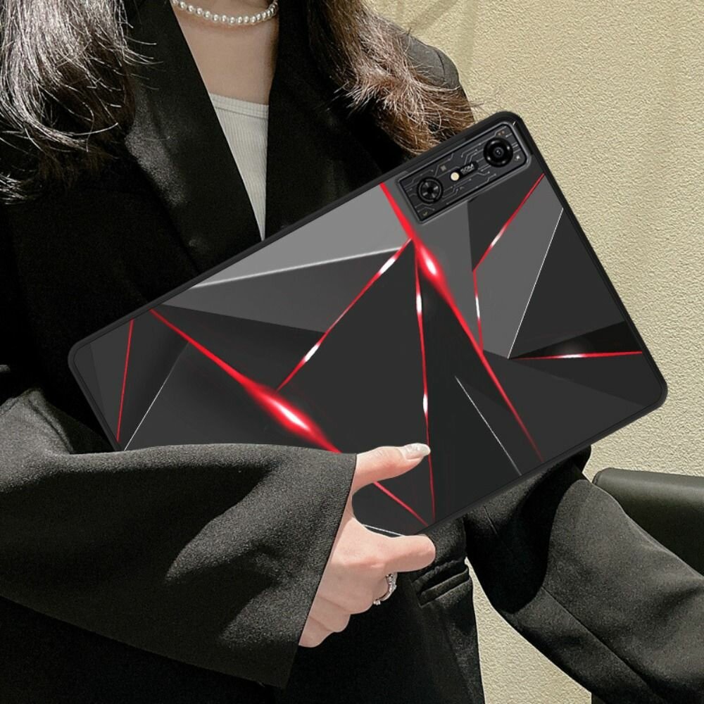 Чехол для планшета, совместимый с ZTE Nubia Red Magic Gaming Tablet 3 Pro 9.06 дюймов, TPU легкая обложка с красным лучом, анти-царапины, ударопрочный
