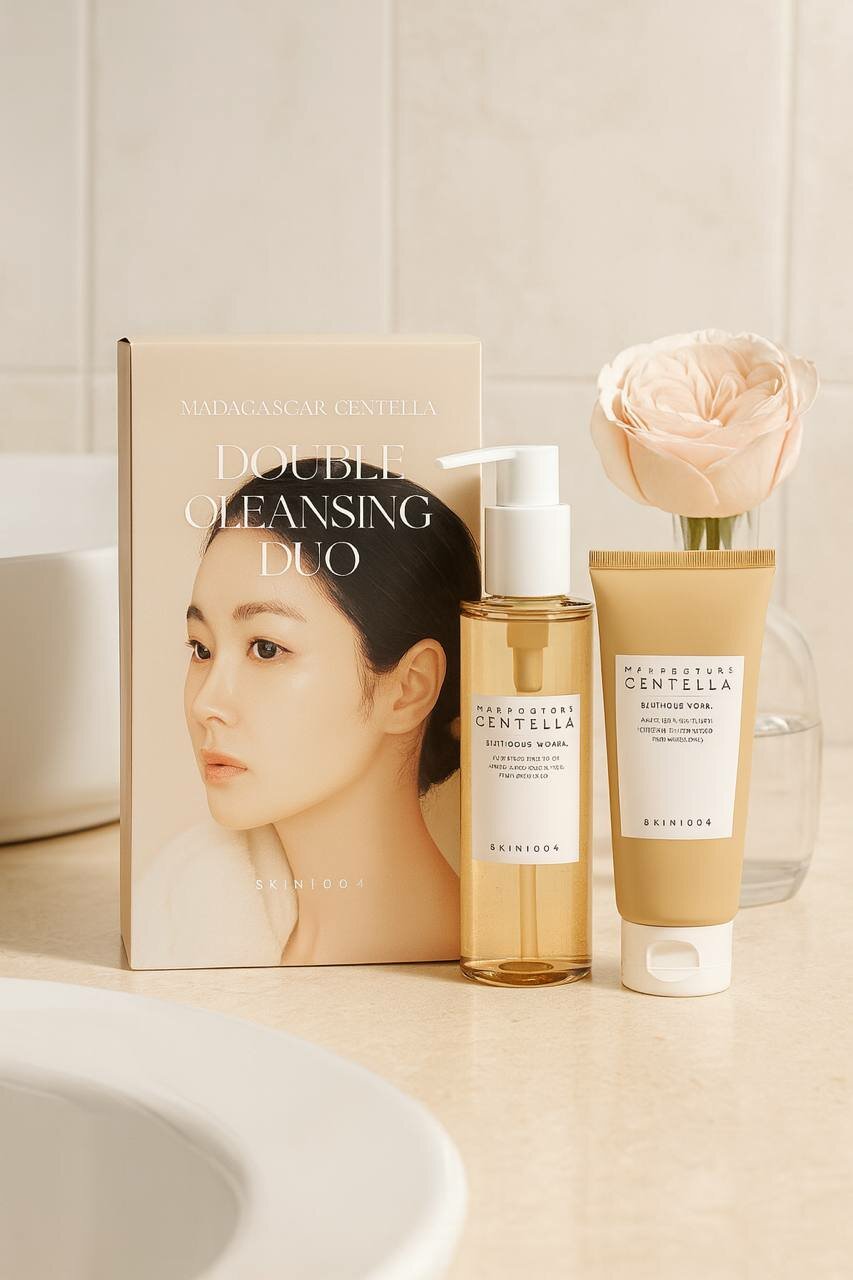 Centella Double Cleansing Duo Набор двухэтапного очищения Skin1004 Madagascar