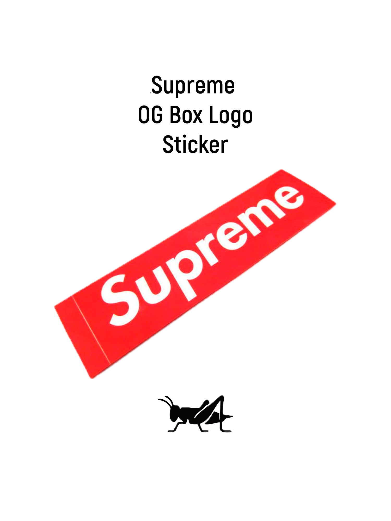 Наклейка Supreme OG Box Logo Sticker