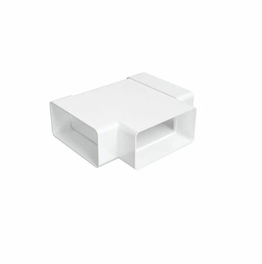 Тройник для плоских воздуховодов Fonet 55x110 мм пластик