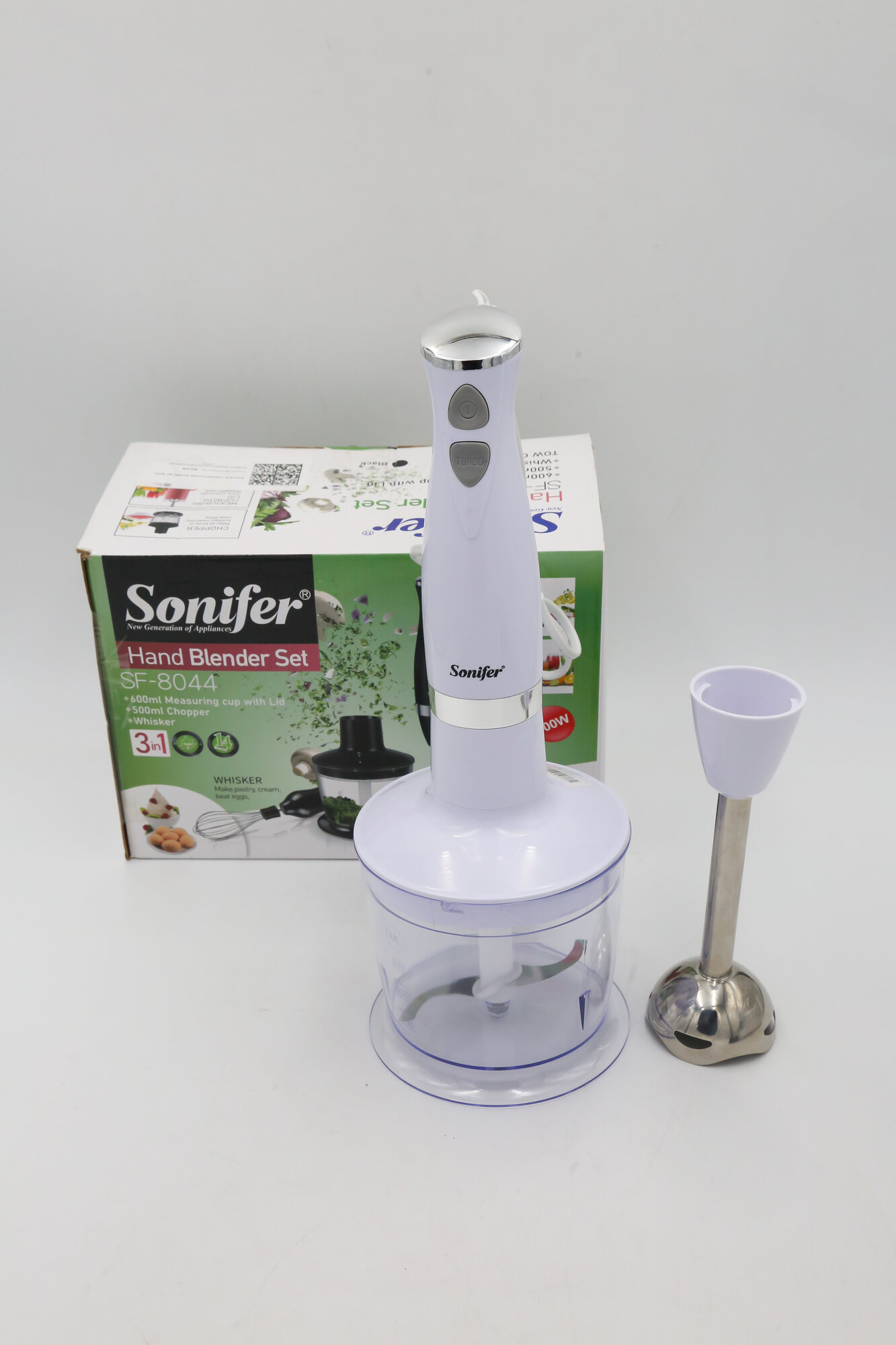 Портативный блендер SONIFER 3в1 SF-8044 1шт 1х12