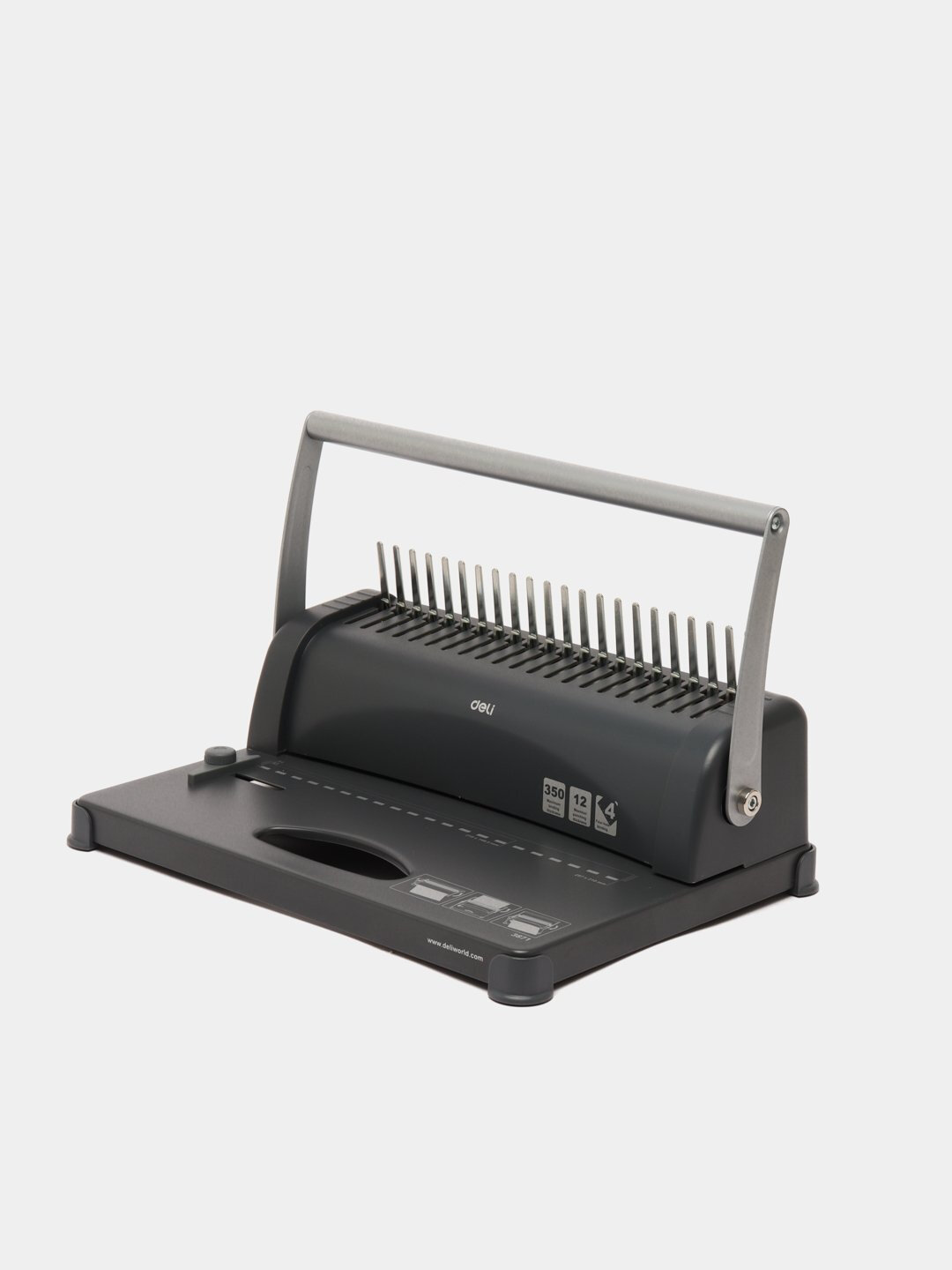 Машинка для переплета Deli E3871 3871, для документов формата A4 и Letter, 21 отверстий — фото 1