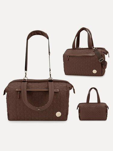 Изображение товара Сумка органайзер для коляски и мамы с термокарманами, Носить ремень