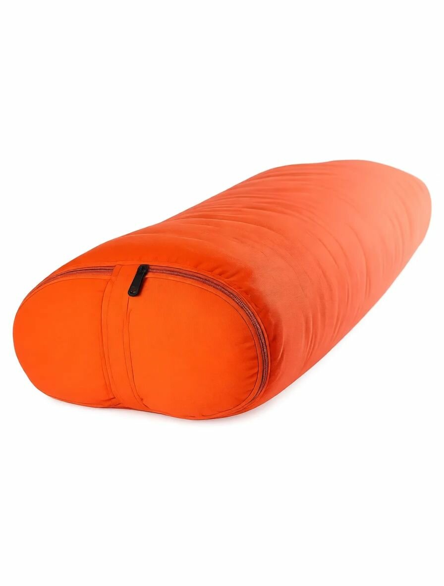 Мягкий прямоугольный оранжевый валик для интерьера 60х25х15 диван тахта кушетка