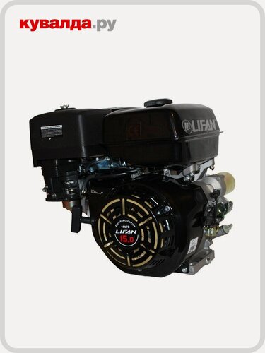 Изображение товара Бензиновый двигатель LIFAN 190FD 15,0 л. с. (вал 25 мм, электростартер)