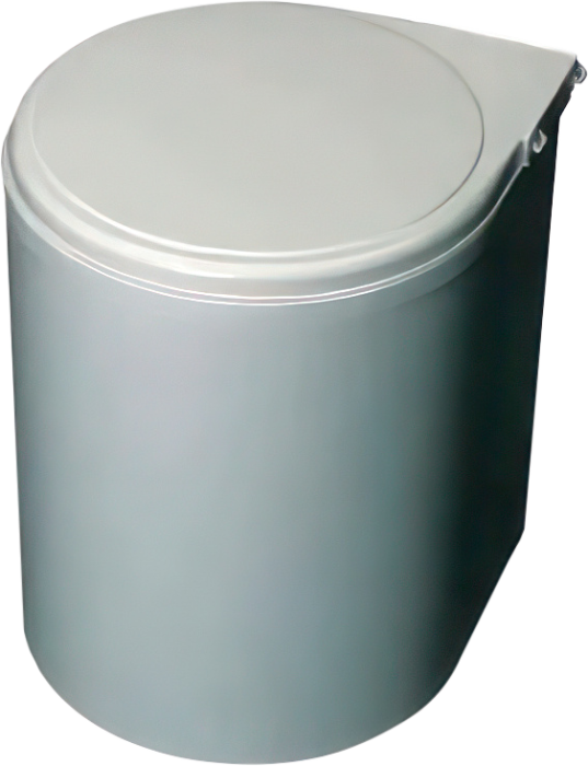 Мусорное ведро Alveus Albio 224308 13 л  серое