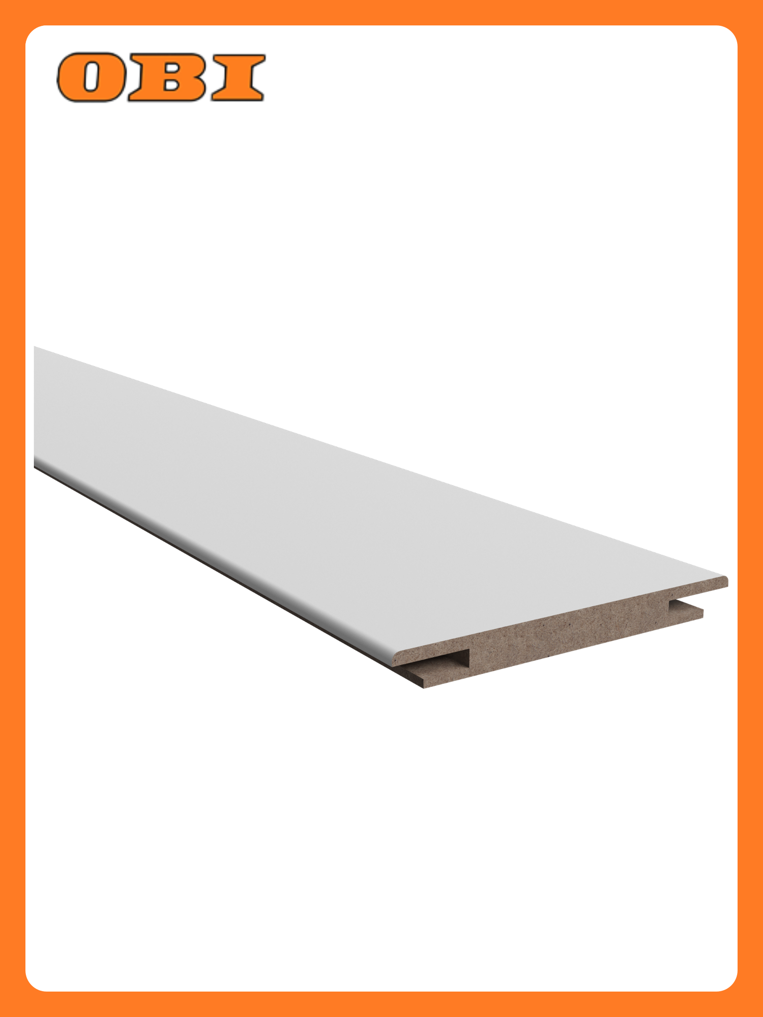 Дверной добор Честер Порта телескопический Белый 100х2100 мм 1 шт