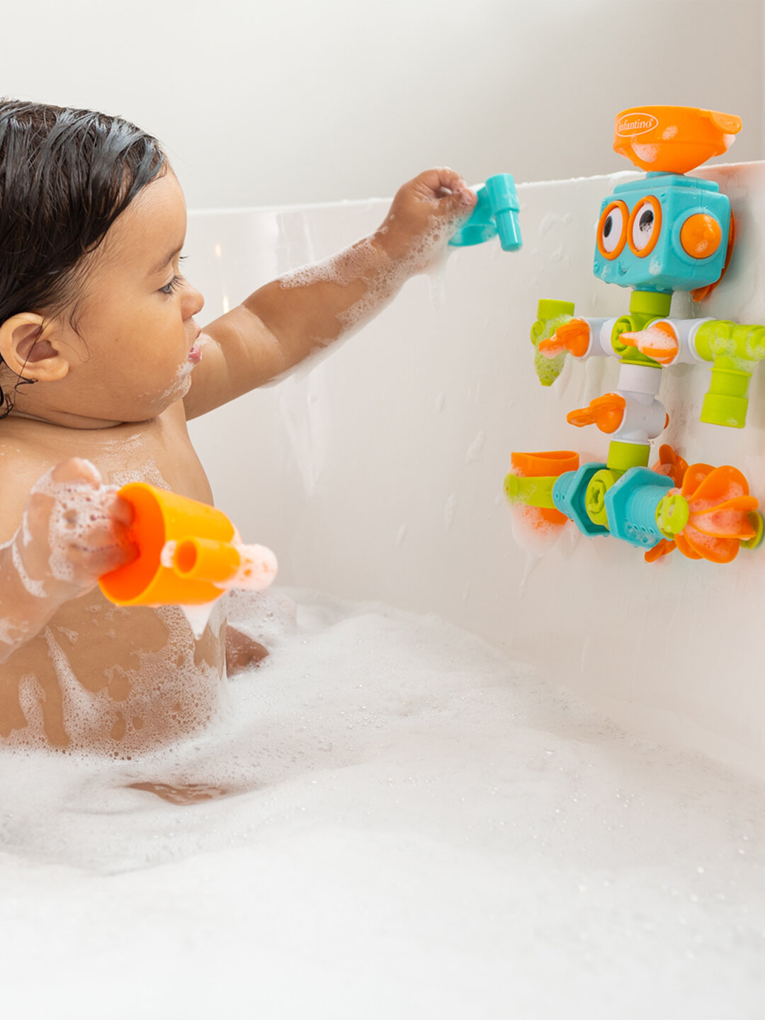 Набор из трубочек для игры в ванной (16 предметов)