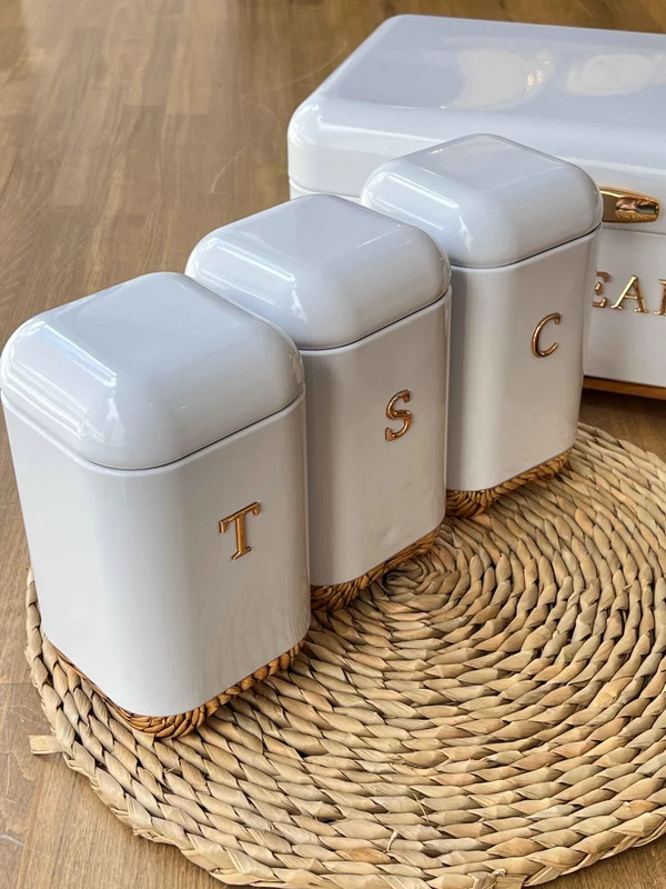 Хлебница и набор для специй Senorita Home White 25‑459, аксессуар для специй