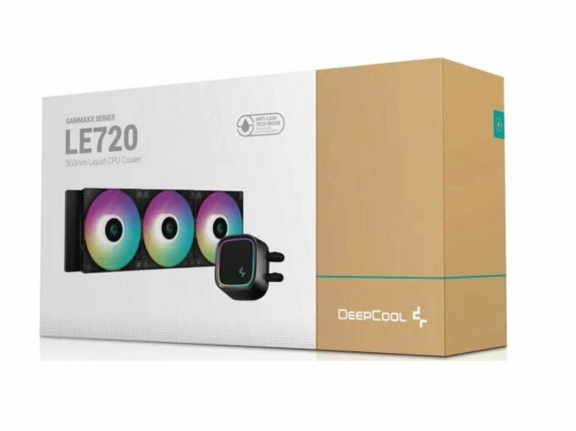 Кулер для процессора DeepCool LE720 BK гидродинамические подшипники 120 мм