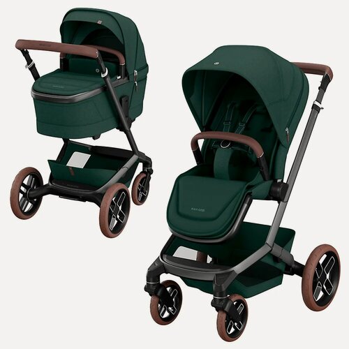 Изображение товара Детская коляска 2в1 Maxi-Cosi Fame, цвет Twillic Green (Зелёный), артикул производителя 1122403110 / 1920403110