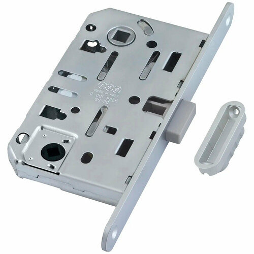 B06102.50. xx.640 AGB (АГБ) Защелка врезная WC MEDIANA POLARIS с отв. планкой (скин) матовый хром