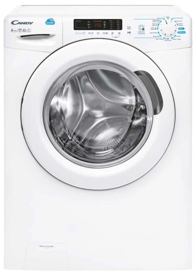 Узкая стиральная машина с сушкой CANDY CSWS40 364D/2-07, 6кг, 4кг, 1300 об/мин
