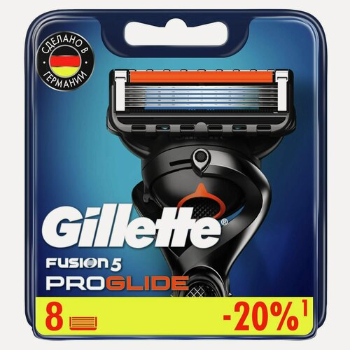 Изображение товара GILLETTE Кассеты для бритья Fusion Proglide, 8 шт.