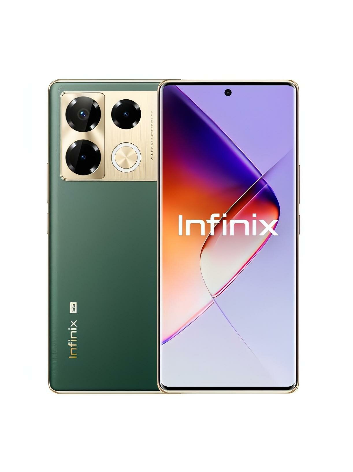 Смартфон Infinix NOTE 40 Pro+ 5G 12/256GB Vintage Green — фото 1