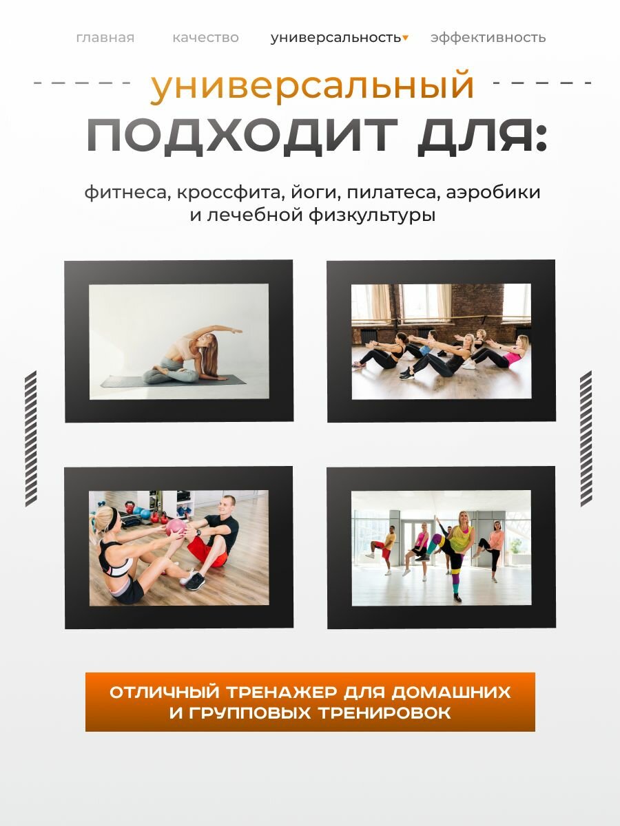 Медбол SportPanda, ПВХ, диаметр 38 см, 11 кг, армированные швы — фото 1