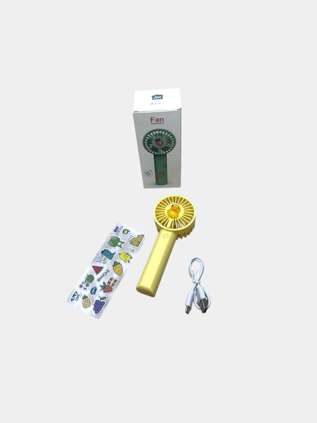 Мини вентилятор P21, портативный, компактный, с зарядкой через USB
