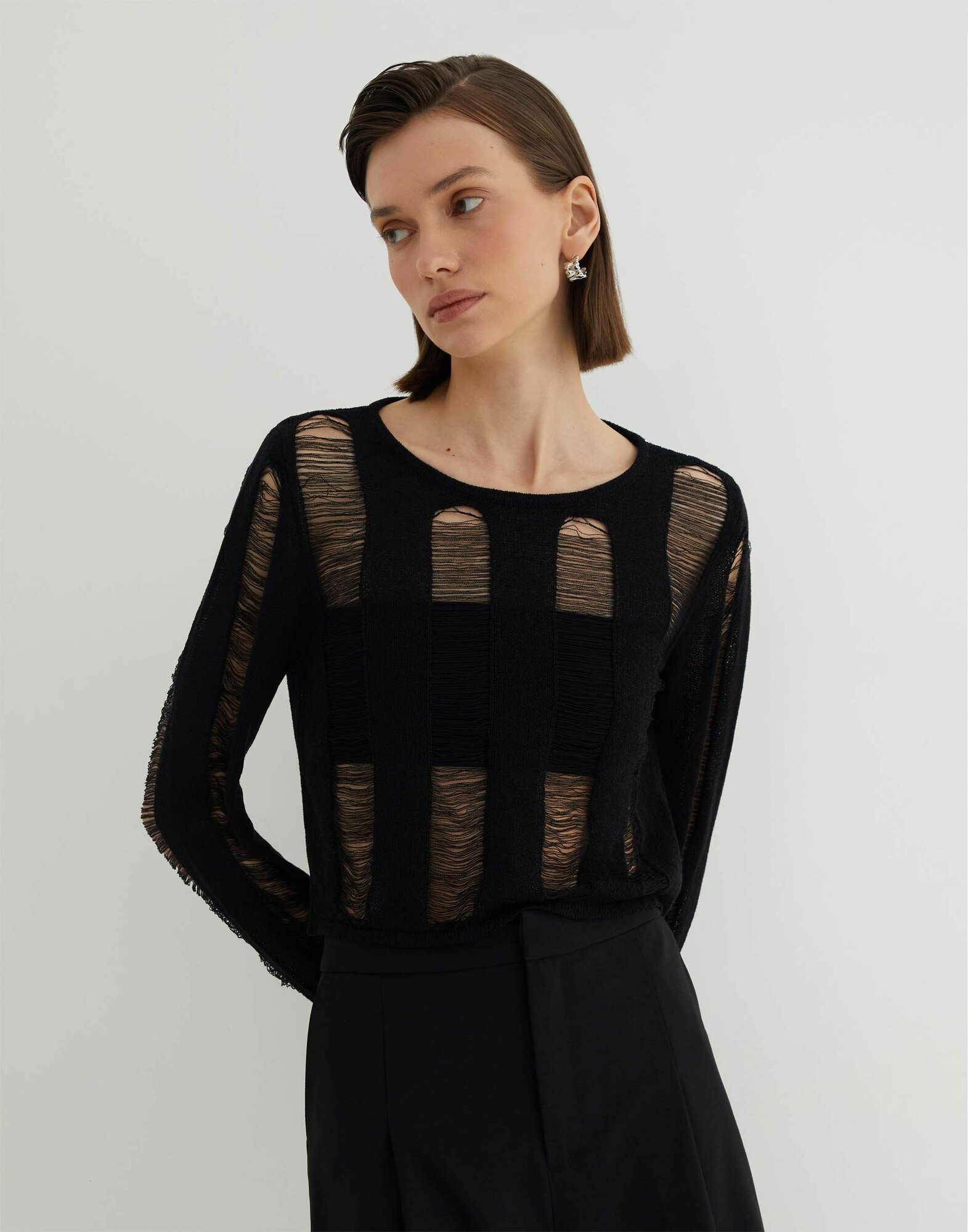 Джемпер Gloria Jeans GJ BLACK, размер L (48-50), , черный