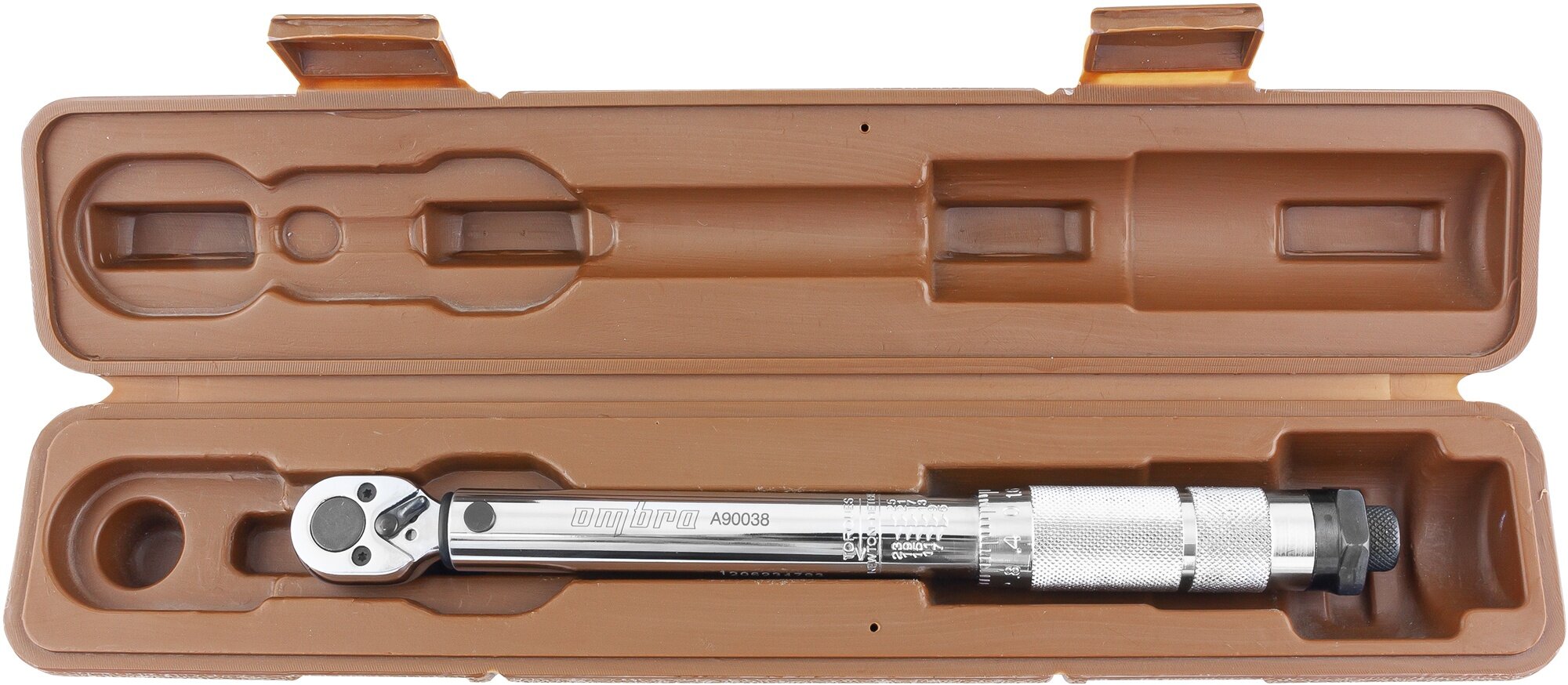 Динамометрический ключ ombra 1/4", хромованадиевая сталь, 900 гр